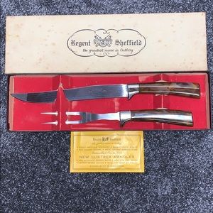 Vintage Regent Sheffield Carving Set.